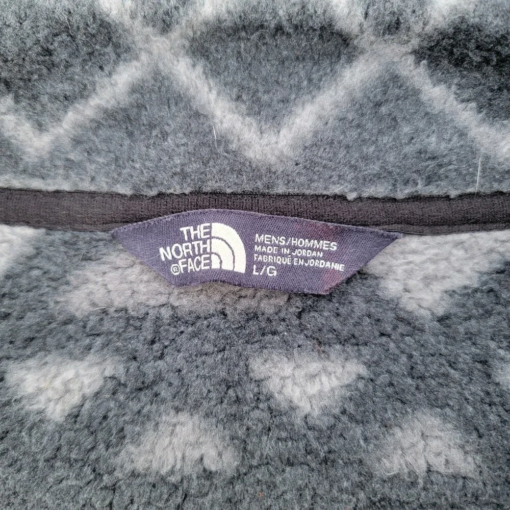 The North Face Novelty Gordon Lyons Quarter Zip Pullover Fleece Aztec Pattern